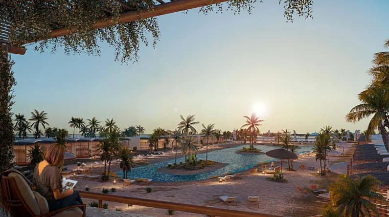 شاليه للبيع في هاسيندا ويست الساحل الشمالي 127 متر + روف 102 متر | استلام فوري